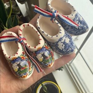 Charming 3.5” x  1.25” Handmade Dutch-Clogs
